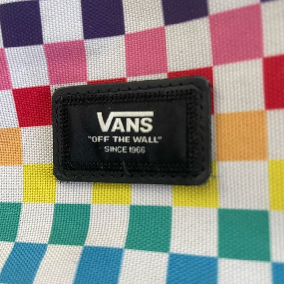 VANS Old Skool colorful checkerboard backpack new without tags happy maximalist - Picture 9 of 10